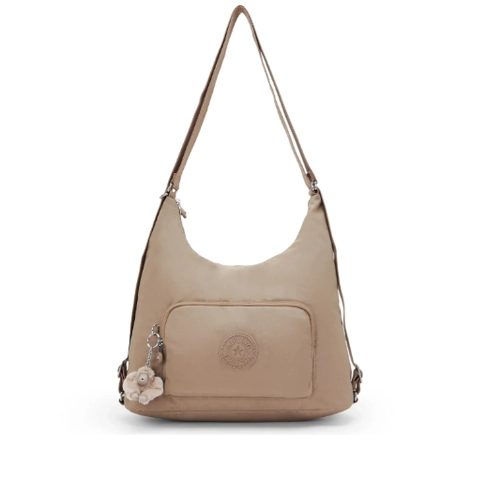 Bolso Mochila Kipling Yenna taupe