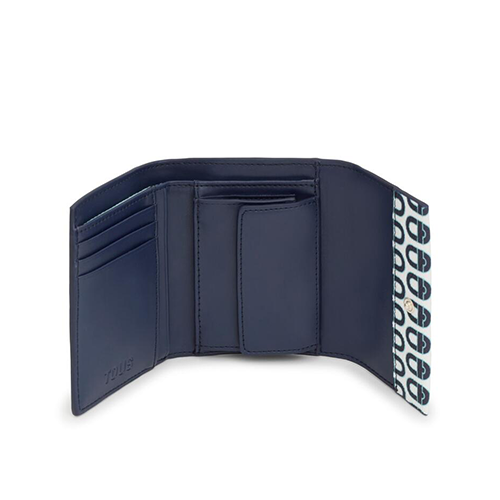 Cartera Tous Flap Manifesto azul marino Essence - Imagen 3