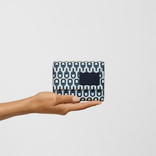Cartera Tous Flap Manifesto azul marino Essence - Imagen 5