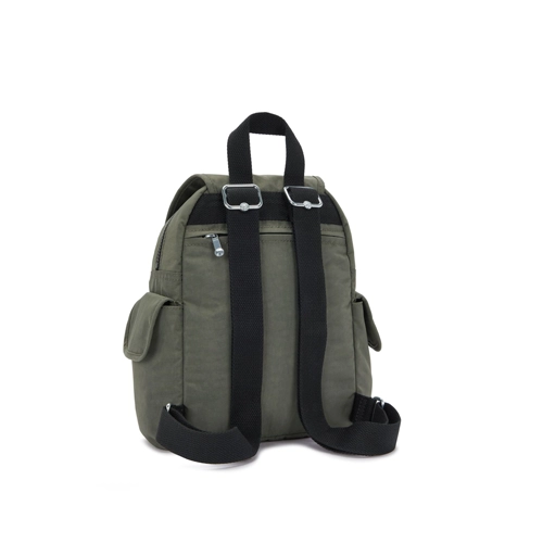 Mochila Kipling City Pack mini verde oscuro - Imagen 4