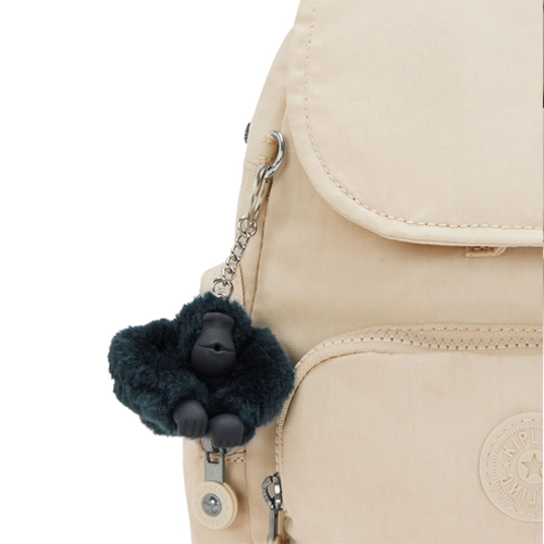 Mochila Kipling City Zip S beige - Imagen 6