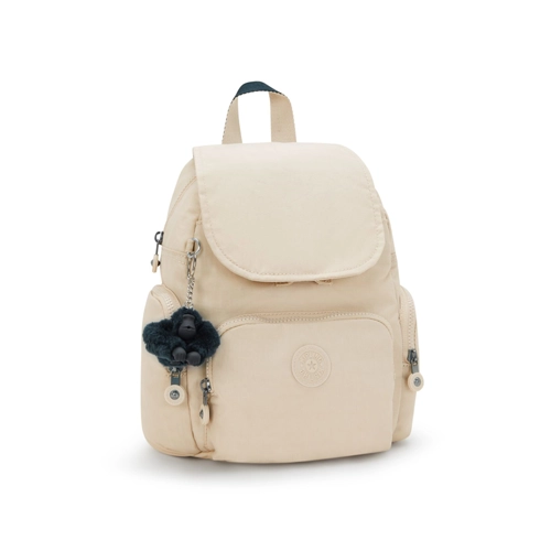 Mochila Kipling City Zip S beige - Imagen 2